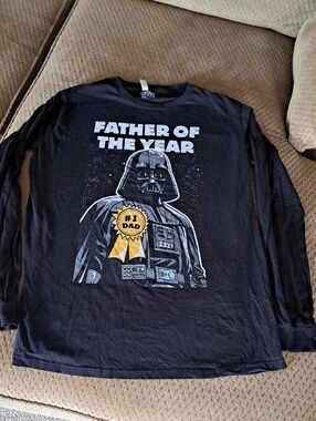 Star Wars Father Of The Year Darthvader Long Sleeve Shirt SZ:XL
